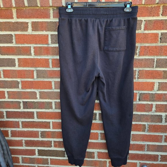 Eddie Bauer Men's Fleece Black Jogger Sweatpants Size M - Picture 2 of 8
